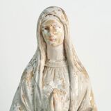 Plaster statue of the Virgin Mary signed Boye and Thomas Toulouse