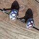 Genuine stoneware door knobs