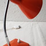 Orange desk lamp from the 1960s