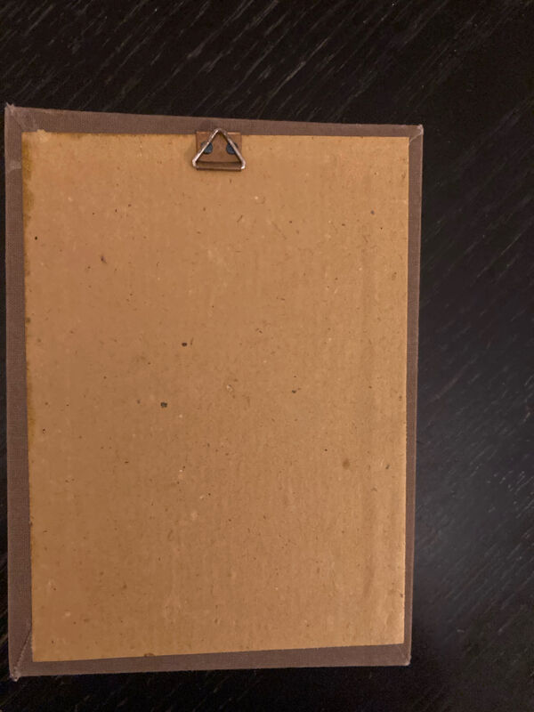 Petit tableau en émail technique  cloisonnée