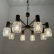 Brass Crystal Chandelier 1960’s
