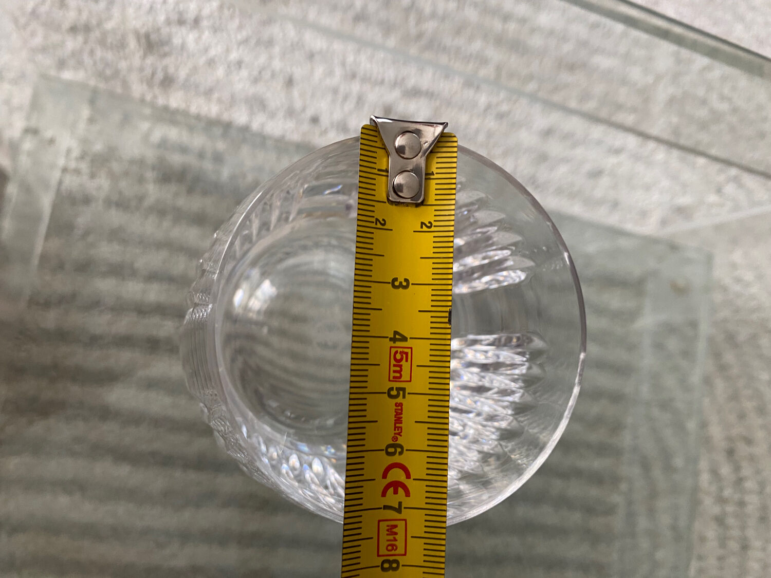 Saint Louis Crystal Glass Goblet Signed