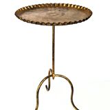 Golden metal Martini table 1950