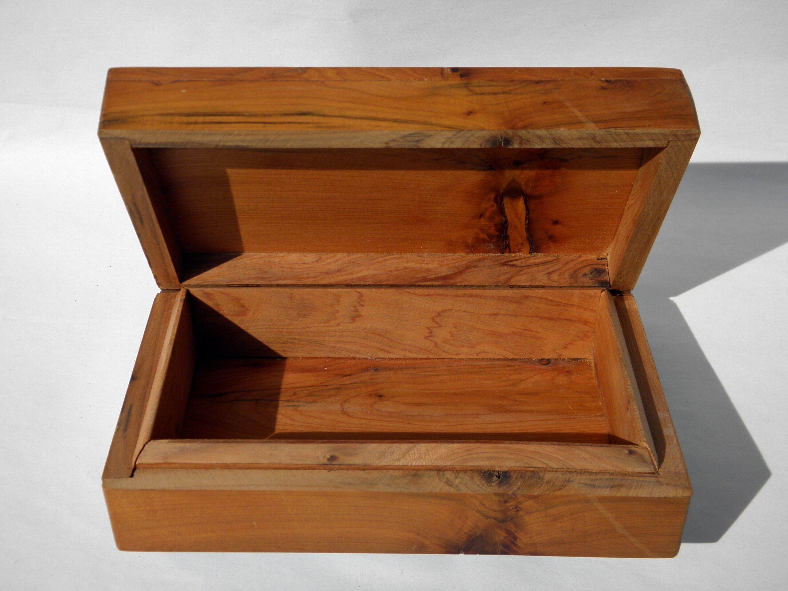 Cedar marquetry box