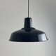 Old enamelled workshop suspension 36 cm industrial