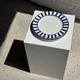 Set of 2 blue striped plates Ceramica Quadrifoglio Italy