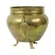 Antique French Jardinière Flower Pot Brass Early 20th Century