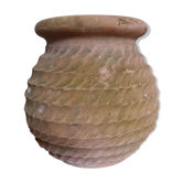 Terracotta jar pot rope decoration Goicoechea Basque Country