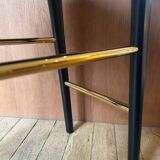 Tabouret Cannage Red Edition noir