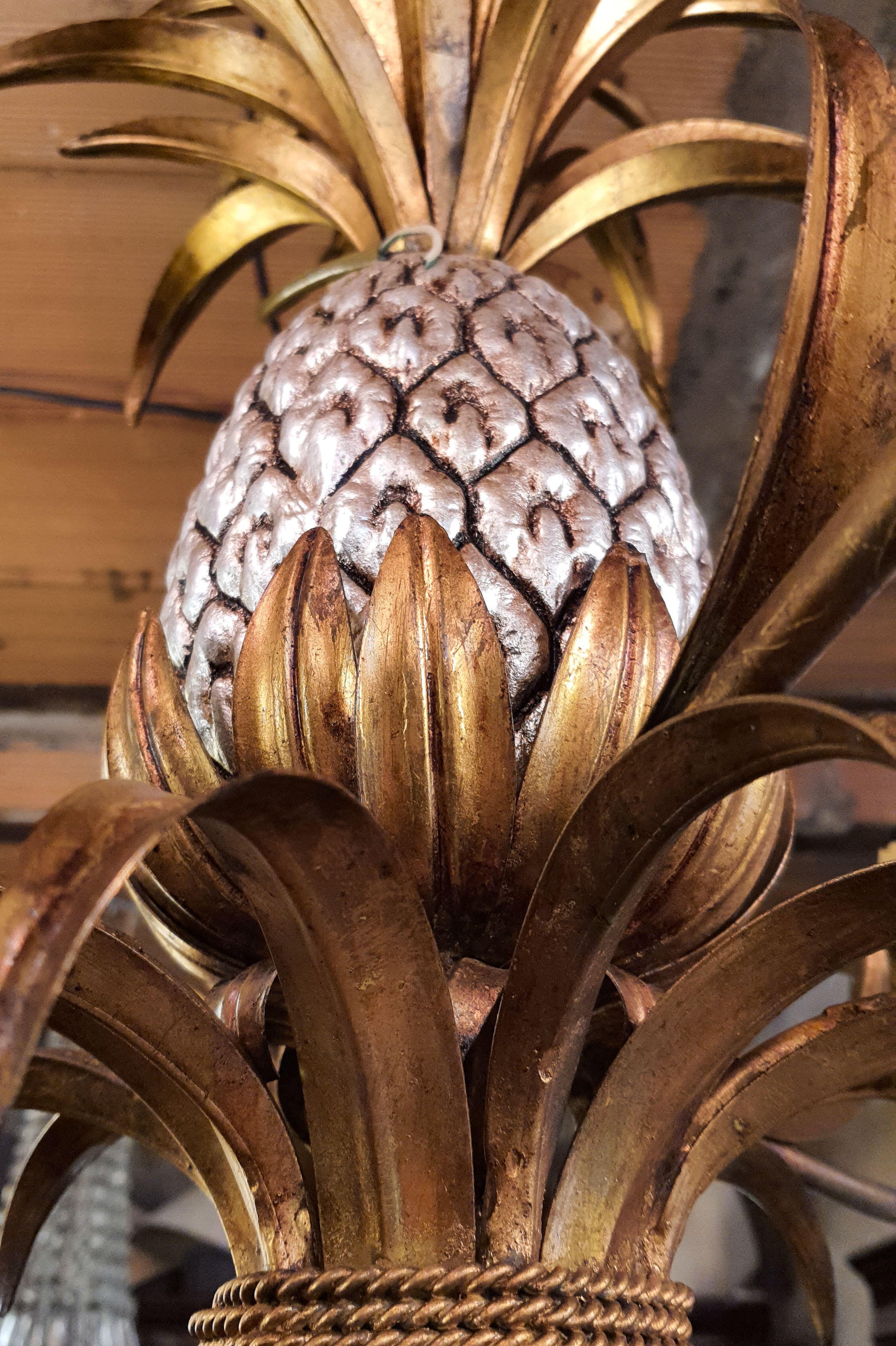 Pineapple Chandelier - Hans Kögl 1970 - Hollywood Regency