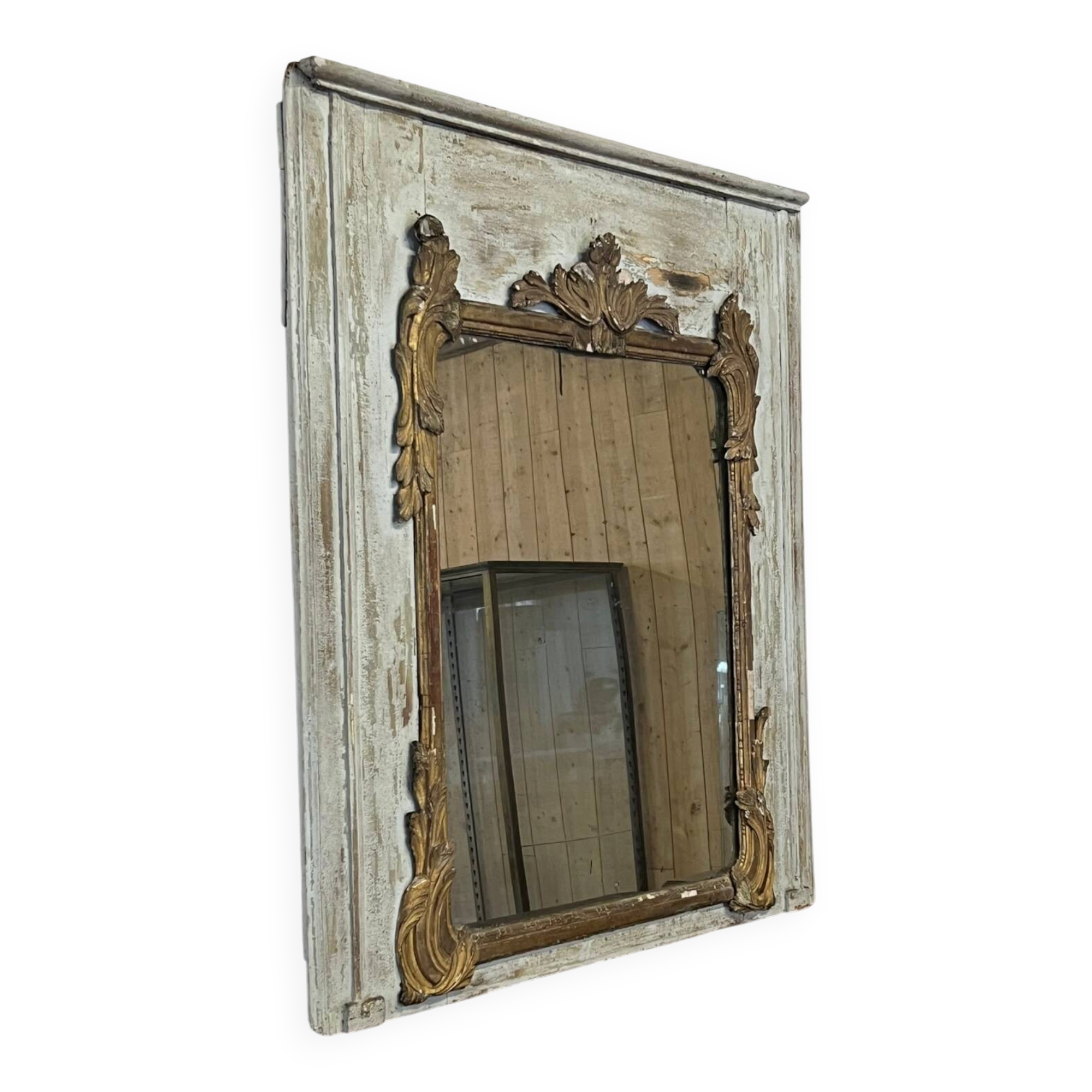 Eighteenth-century trumeau mirror