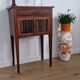 Directory style marquetry side table