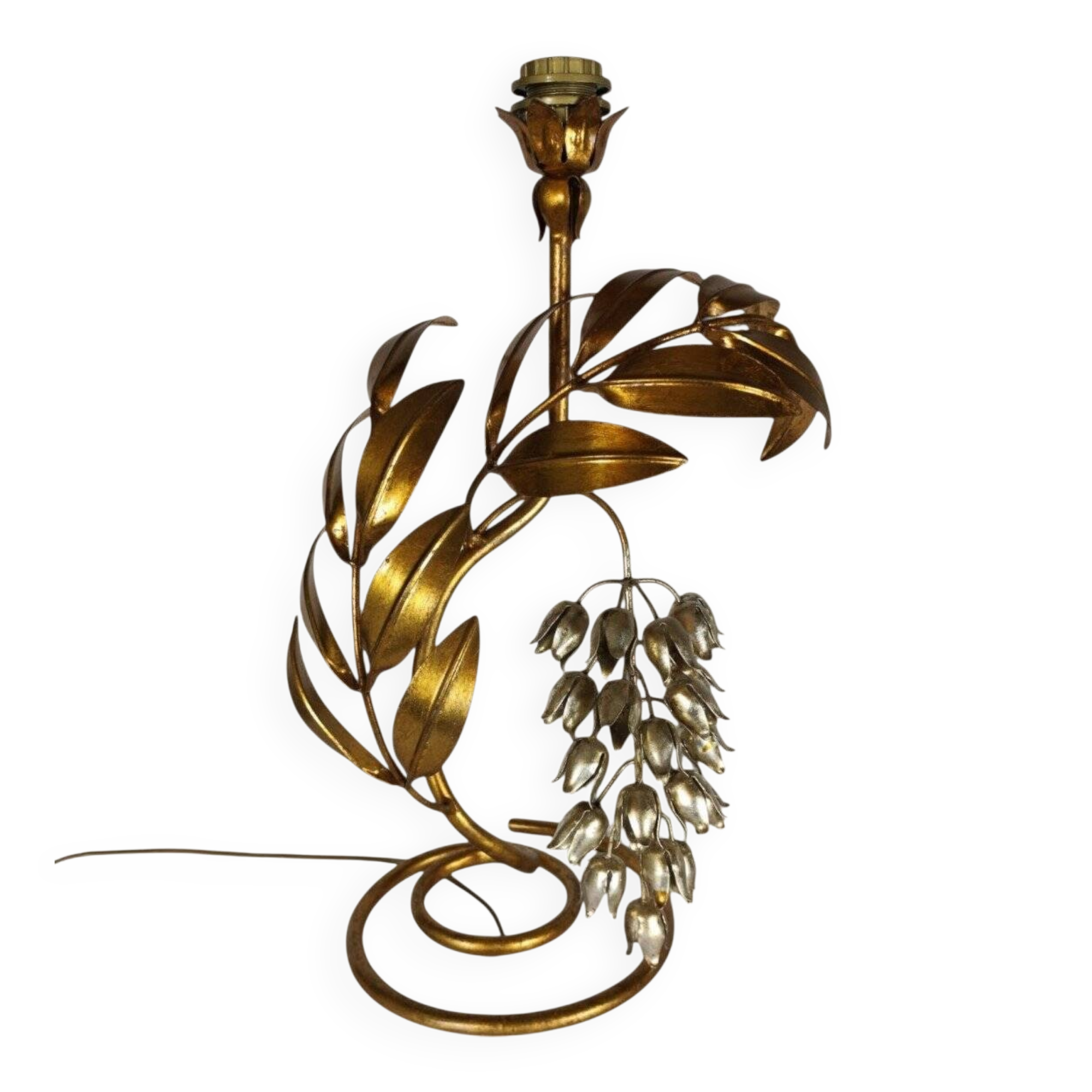 "Wisteria" lamp by Hans Kögl / Maison Jansen, 1960s-1970s
