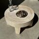 Dish in petrified wood