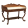 Ancient Empire desk in walnut with marble top, Italy, 19th century.