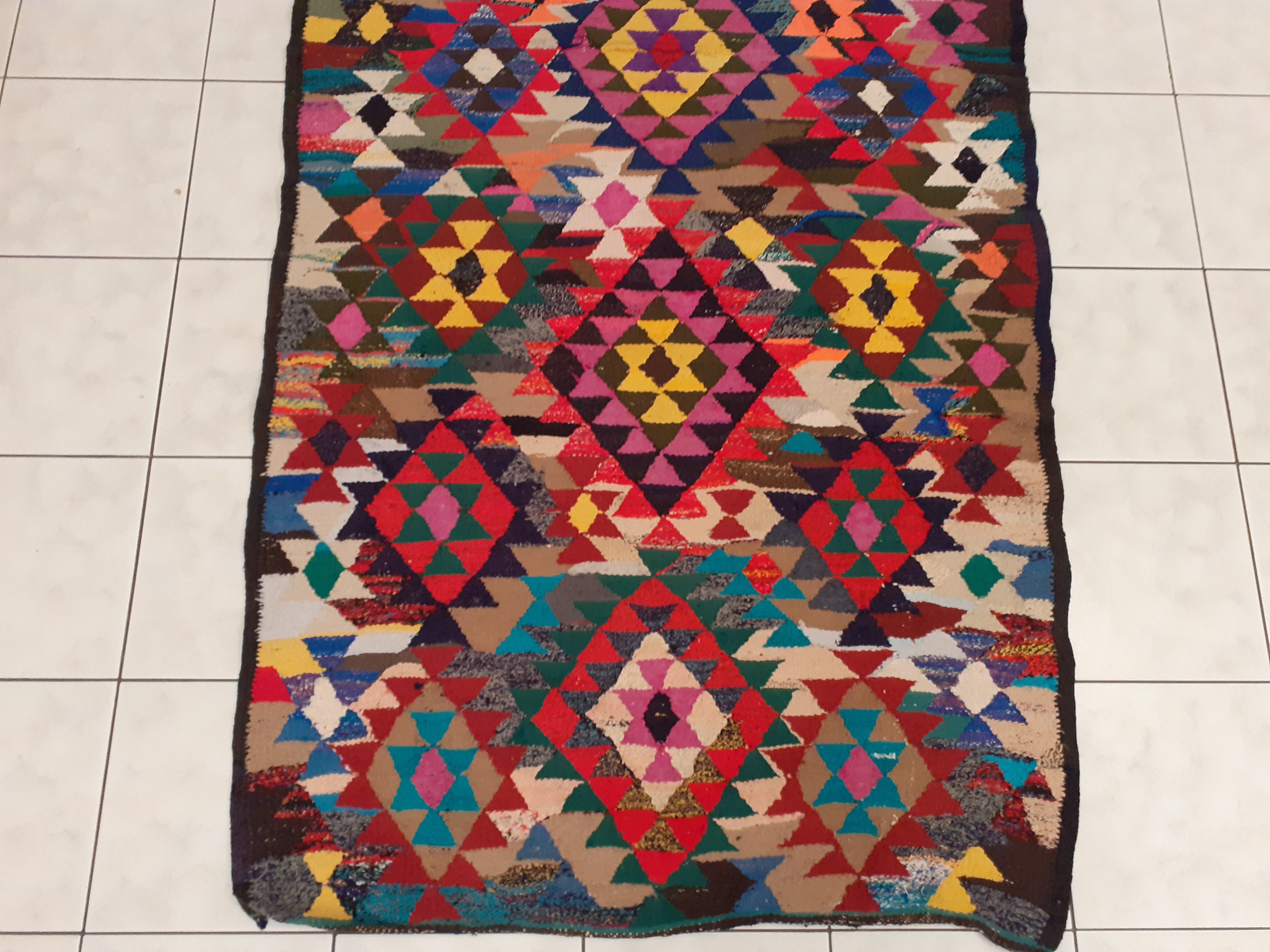 Handmade Persian Kilim 275x121