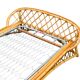 Vintage 1960 rattan basket 90x190
