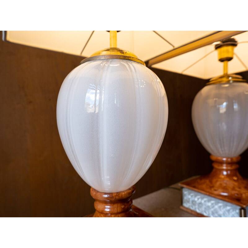 Table lamps by Tommaso Barbi, Italy 1970s
