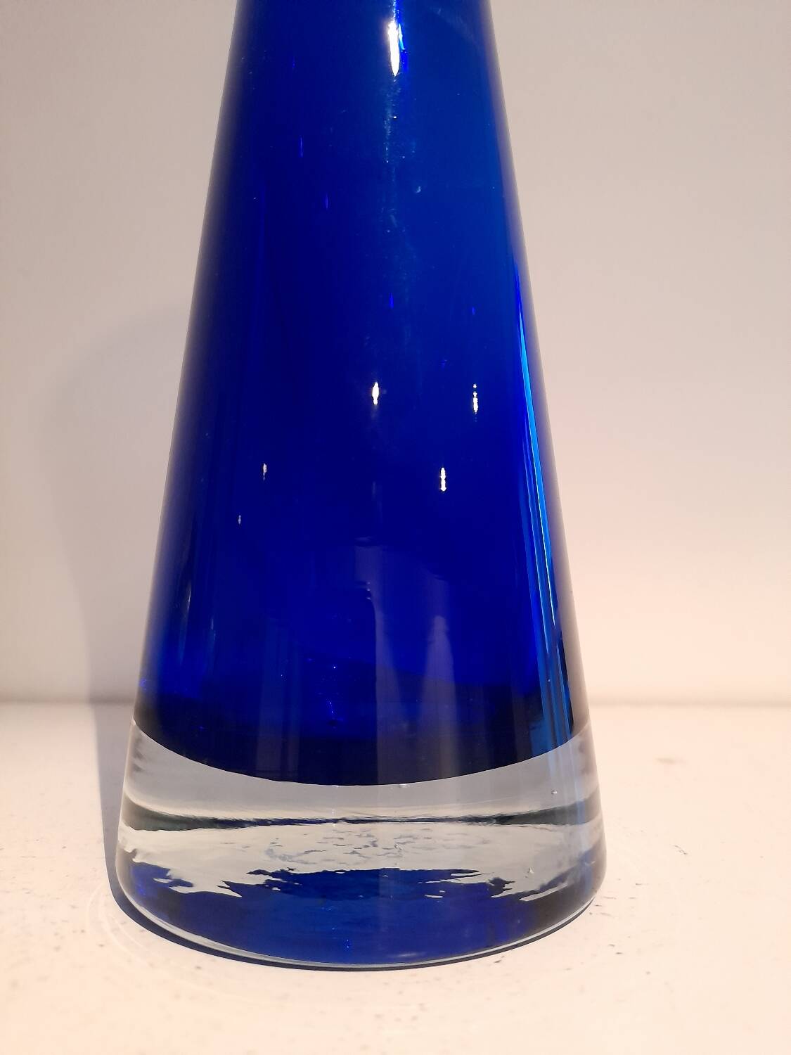 Ingrid Glass diabolo vase 1960