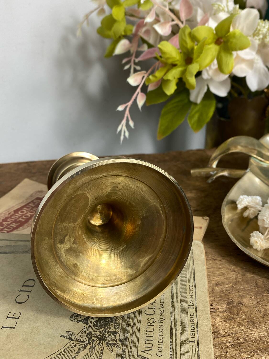 Brass candle holder