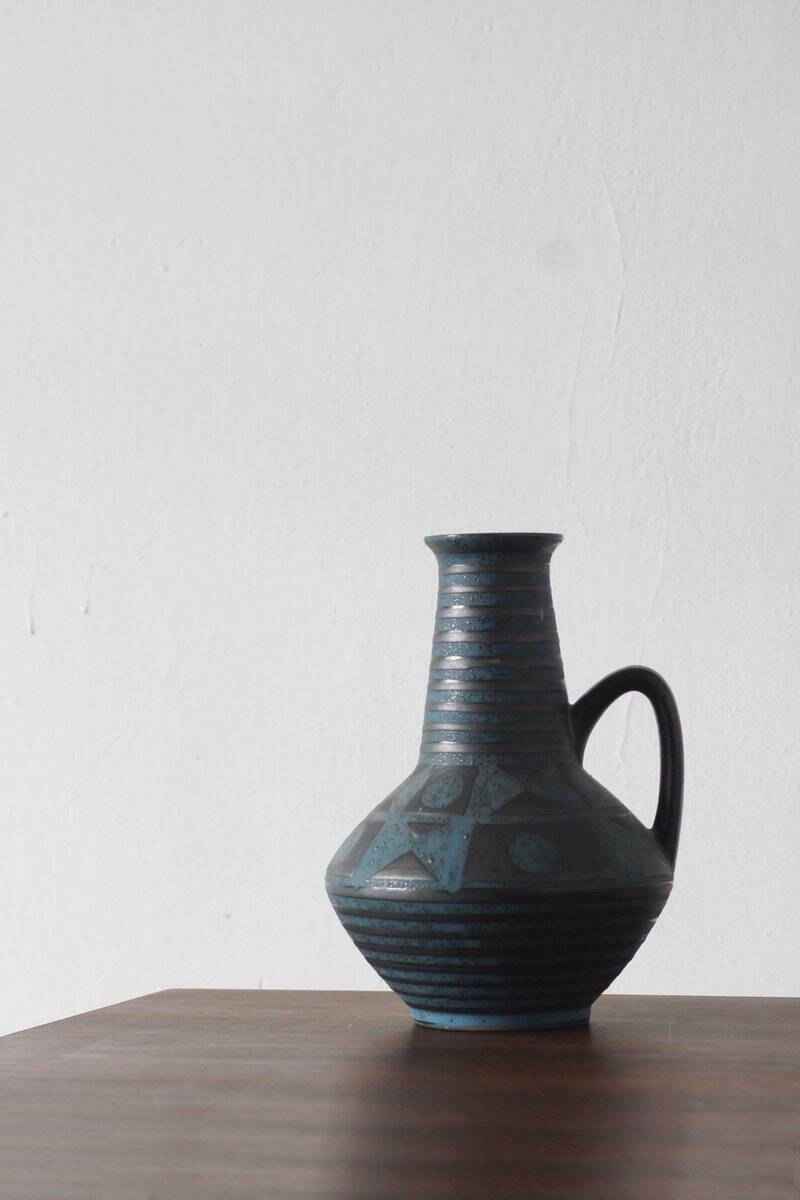 Mid-century ceramic vase decor Ankara design Helmut Scholtis from Carstens Tonnieshof