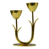 Tulip shaped Candle holder by Gunnar Ander for Ystad-Metall, Sweden, 1950s/1960s