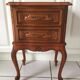 2 Louis XV style bedside tables with drawers and cabriole legs, 1960