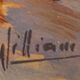 HSP Paris Porte St Denis painting signed William ec. XX° cf. Laloue Cortès + frame
