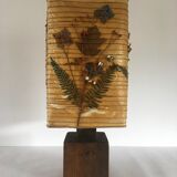 Vintage lamp in solid wood 70s