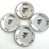 Set of 4 Saint Clement Plates