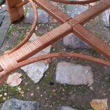 5-piece vintage rattan lounge set 60s