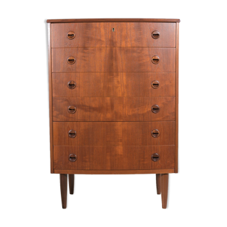 Mid-century danish teak dresser, 1960s