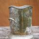 Vintage champagne bucket, silver metal champagne bucket, tableware