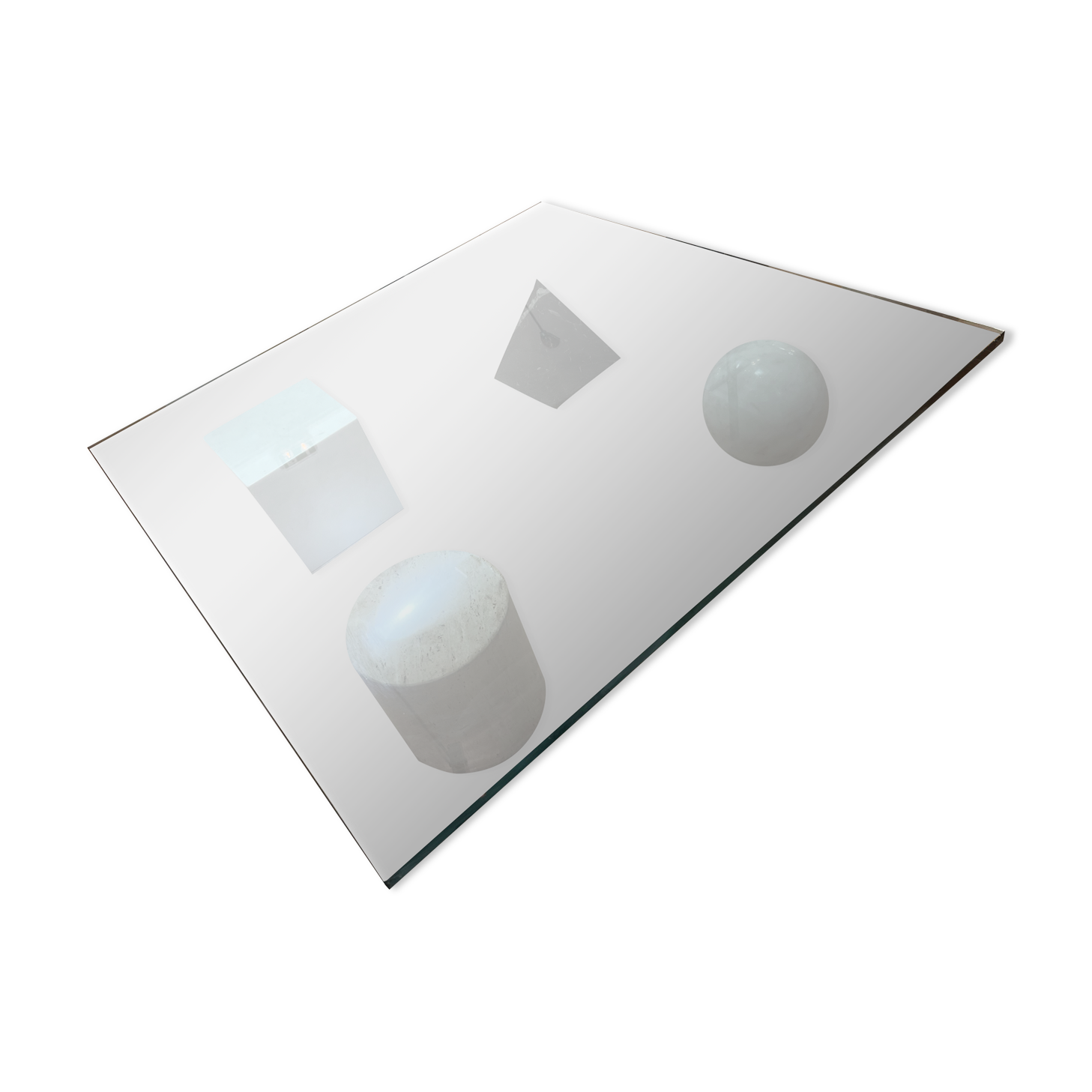 Coffee table design martinelli luce "metafora", lella & massimo vignelli