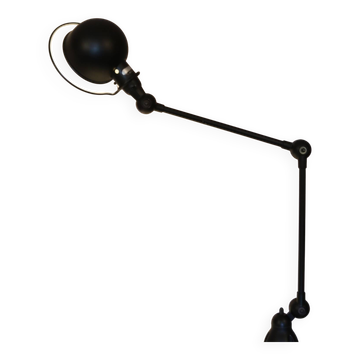 Lampe de table à pince des années 1950 en métal noir, modèle récent SI332/Jieldé.