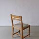 4 rustic carved pine chairs | Sweden | 1950s