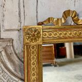 Miroir doré Louis XVI