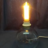 Lampe de chevet originale boule en verre