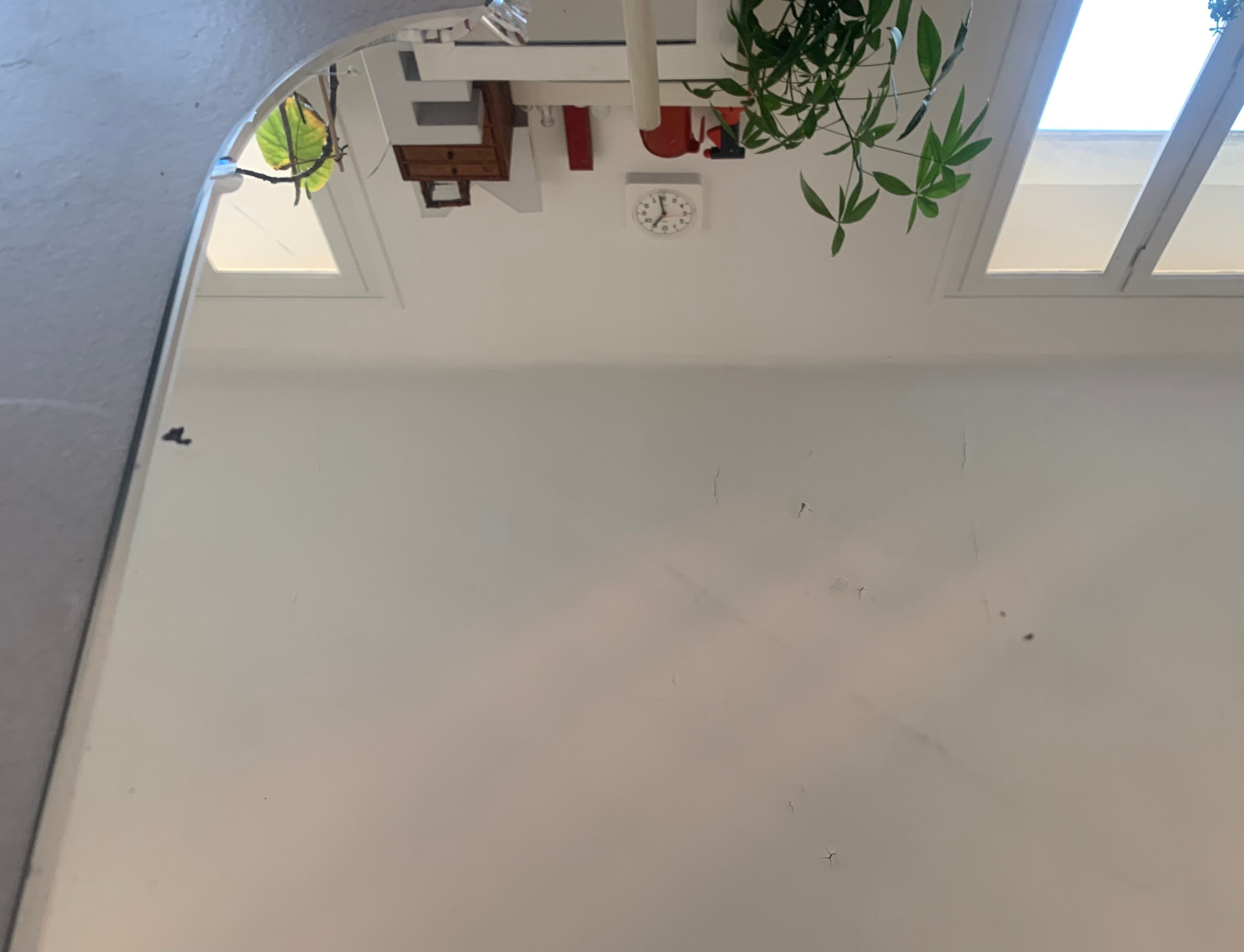 Old beveled mirror 53x82cm