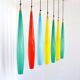 Suspended Murano glass lamp layered by Alessandro Pianon, 1960s.