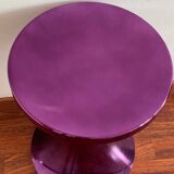 Tam-tam chrome purple stool