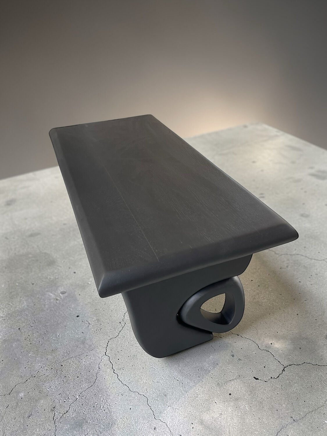 Solid oak coffee table