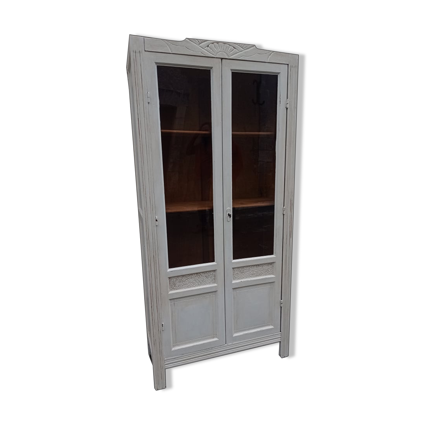 Parisian Art Deco glazed wardrobe