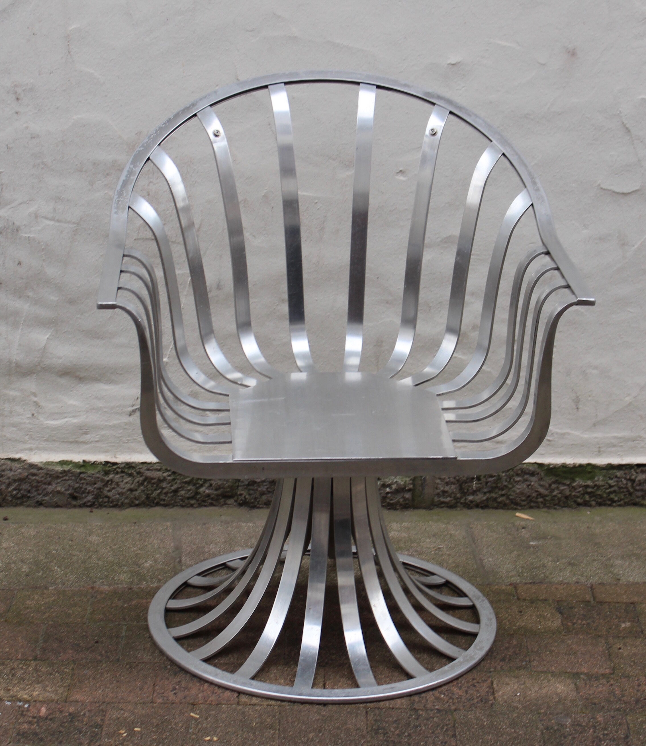 Armchair Aluminium 1970 - Unique model