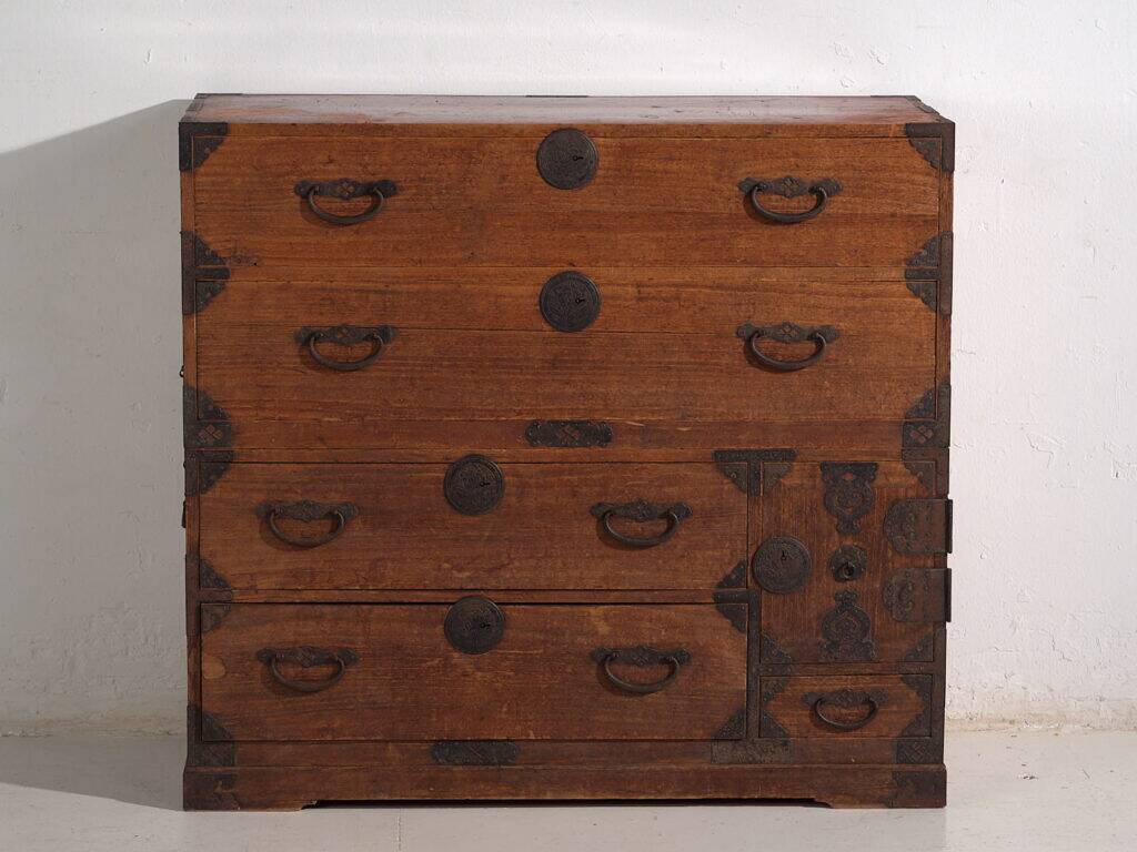 Original Japanese Tansu chest, Edo/Meiji period (circa 1850-1890) #39