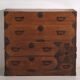 Original Japanese Tansu chest, Edo/Meiji period (circa 1850-1890) #39