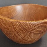 Vintage wooden fruit bowl