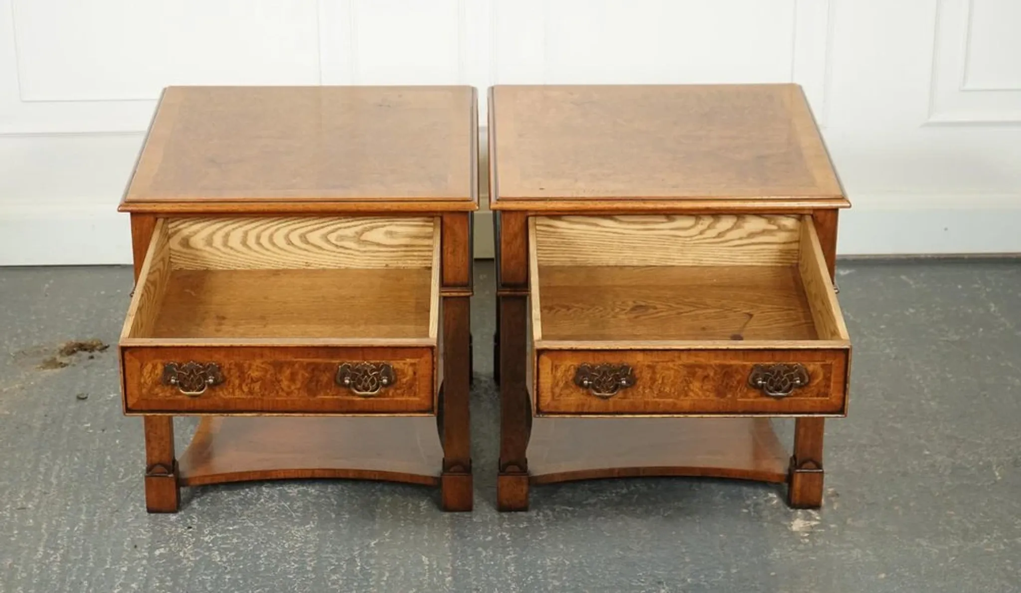Nightstands in Walnut by Brights of Nettlebed