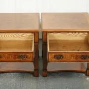 Nightstands in Walnut by Brights of Nettlebed