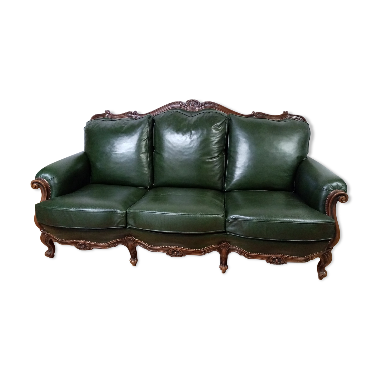 3 seater leather sofa